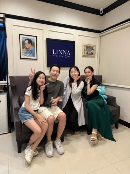 คุณเหว่ง เทพลีลา และน้องจิน