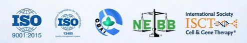 Laboratory standards and memberships: ISO 9001:2015, ISO 13485, CBAL, NEBB and ISCT
