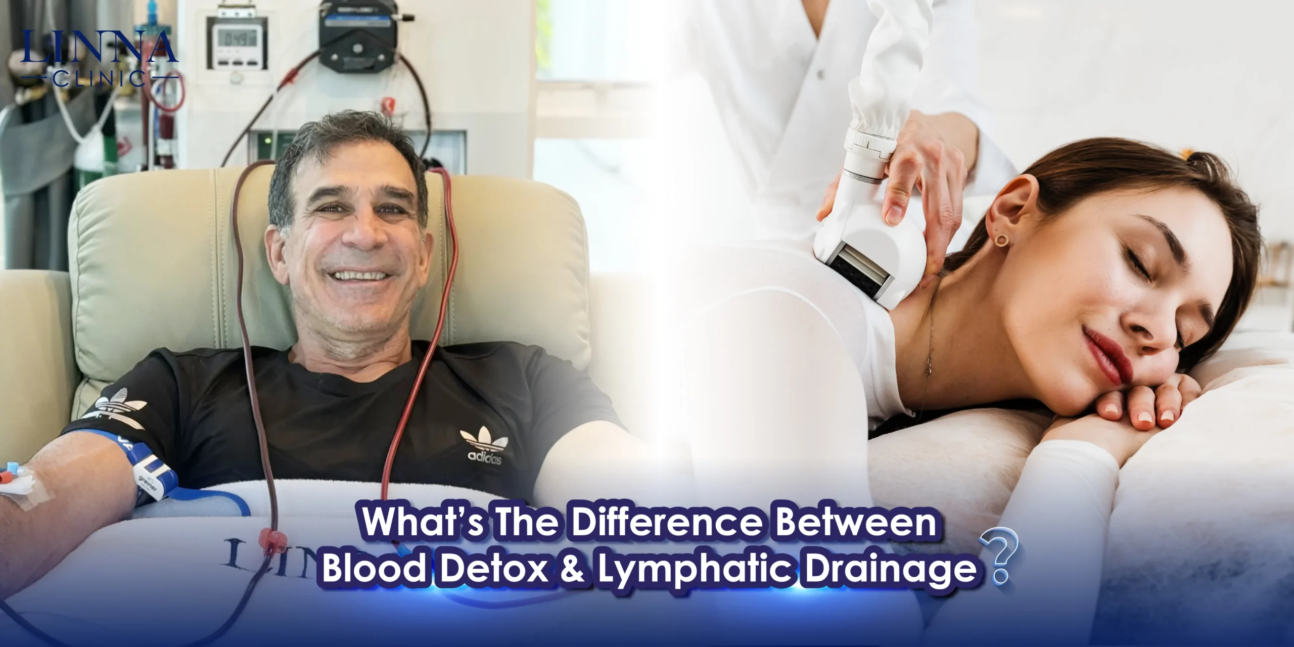 ما الفرق بين Blood Detox وLymphatic Drainage؟ وهل يمكن إجراء الاثنين معًا؟