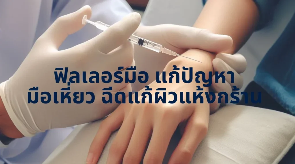 ฟิลเลอร์มือ แก้ปัญหามือเหี่ยว ฉีดแก้ผิวแห้งกร้าน
