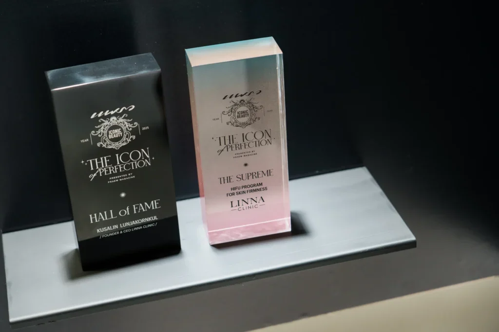 LINNA Clinic คว้า 2 รางวัลใหญ่จาก PRAEW ICONIC BEAUTY 2025 การันตีความเป็นผู้นำด้าน HIFU 4 ปีซ้อน!!