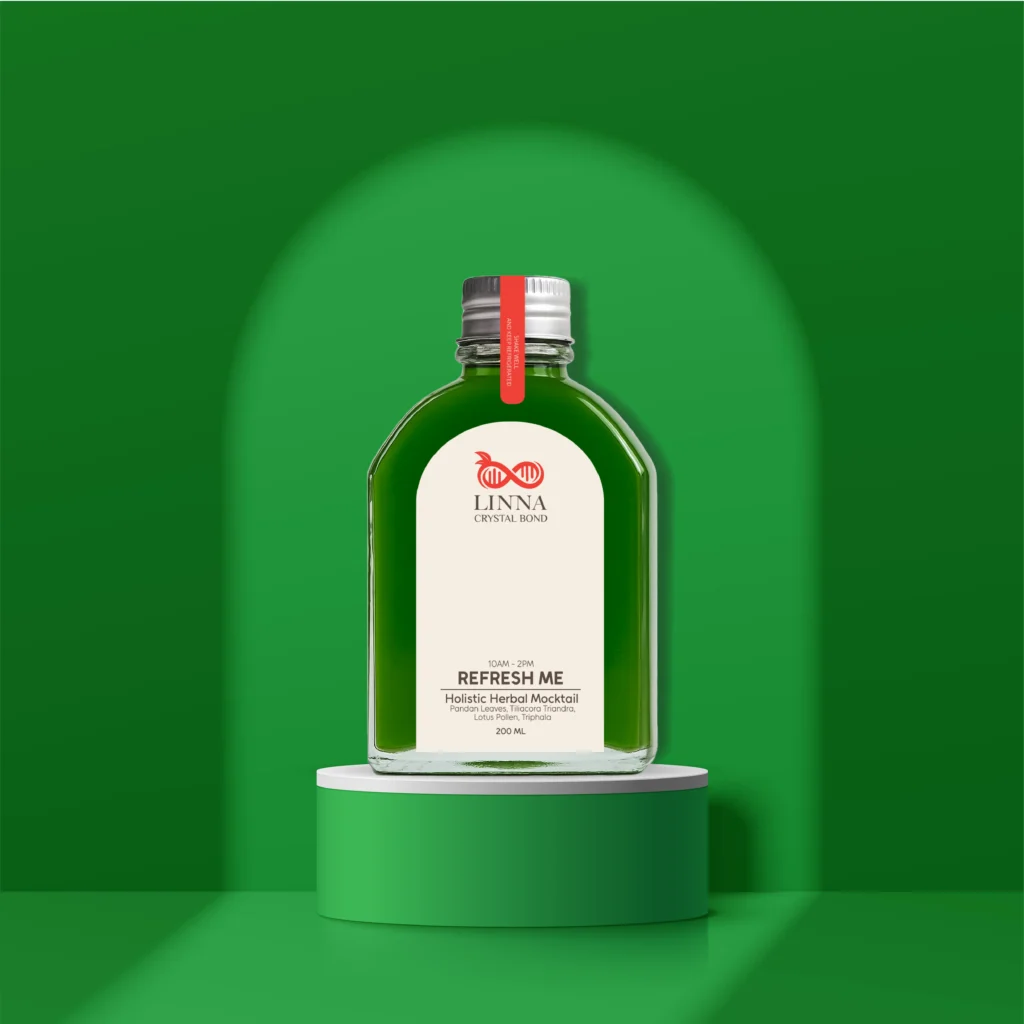 4種類の植物処方を用いたLINNA Crystal Bond Holistic Herbal Mocktail