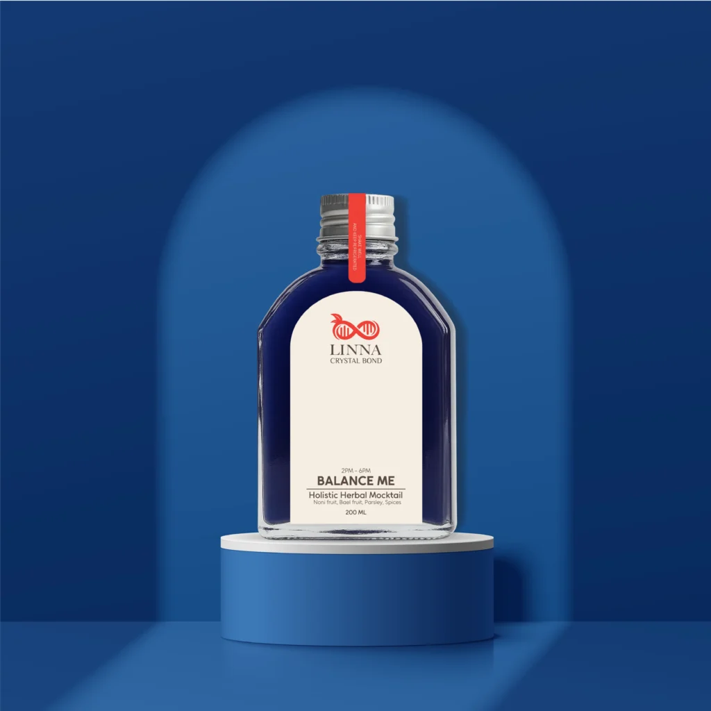 4種類の植物処方を用いたLINNA Crystal Bond Holistic Herbal Mocktail