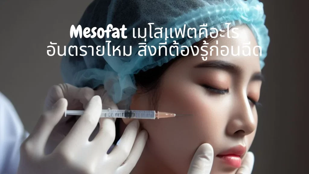 Mesofat เมโสแฟตคือ อันตรายไหม สิ่งที่ต้องรู้ก่อนฉีด