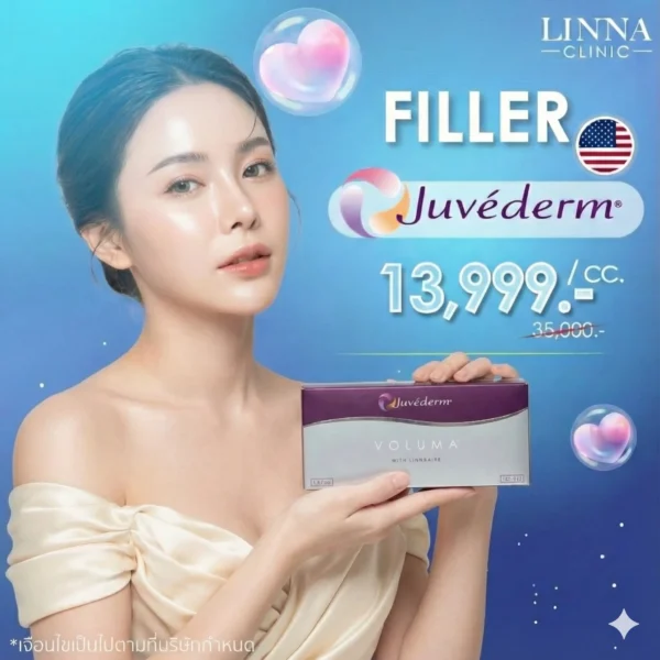 Juvederm dermal filler treatment at LINNA Clinic Bangkok