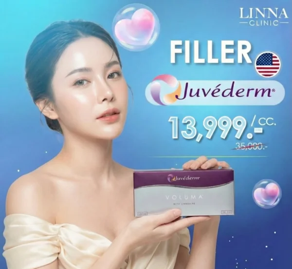Juvederm dermal filler treatment at LINNA Clinic Bangkok