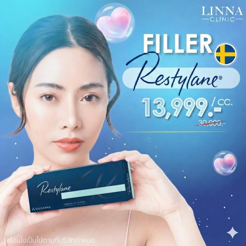 Restylane dermal filler treatment at LINNA Clinic Bangkok
